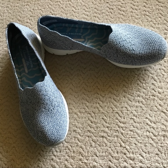 skechers scallop slip on